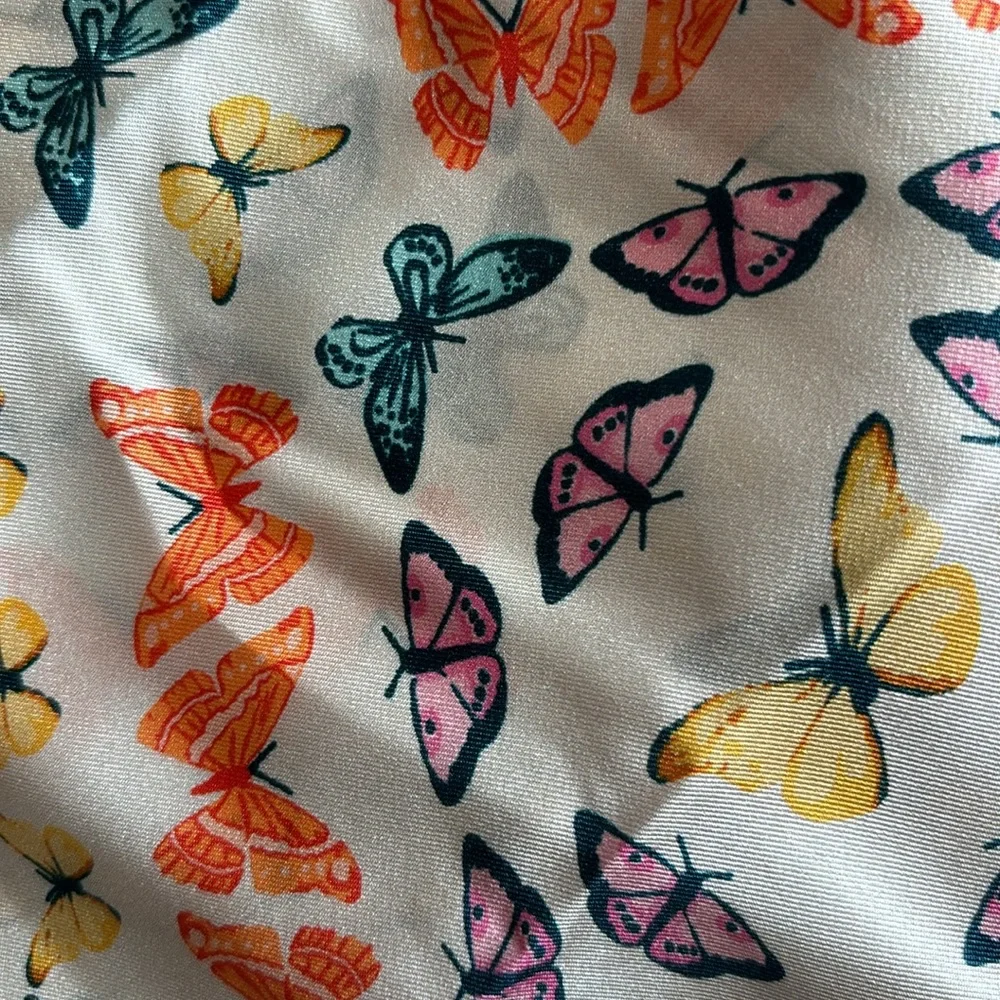 Echo Printed Silk Scarf Butterfly Multicolor NWT